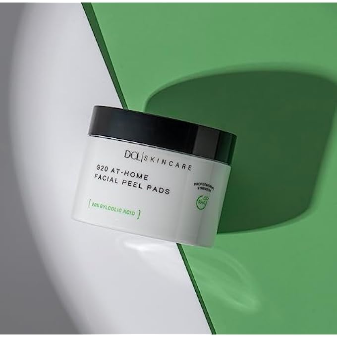 DCL SKINCARE G20 RADIANCE PEEL, CLINICAL DOSE DERM TESTED 20% GLYCOLIC ACID RESURFACING PADS, REDUCES FINE LINES AND WRINKLES, 50 COUNT - Image 2